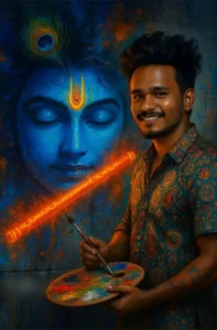 chatgpt se krishna janmashtami photo editing