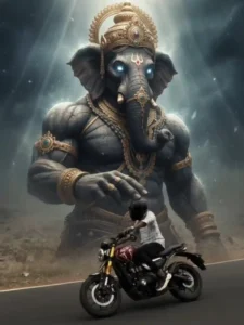 Bappa ji gym photo editing prompts