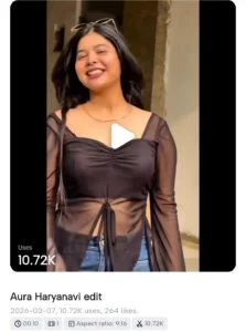 Aura Haryanavi edit Template