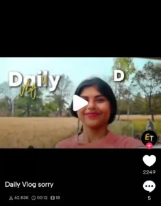 Viral Mini vlogs template Capcut