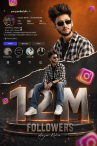 trending ai instagram milestone poster photo editing
