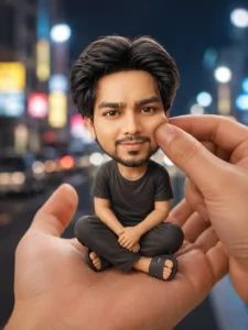 trending mini cartoon ai photo editing prompt