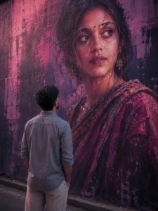 Wall Painting Girl Photo Editing