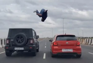 Car Backflip ai video editing