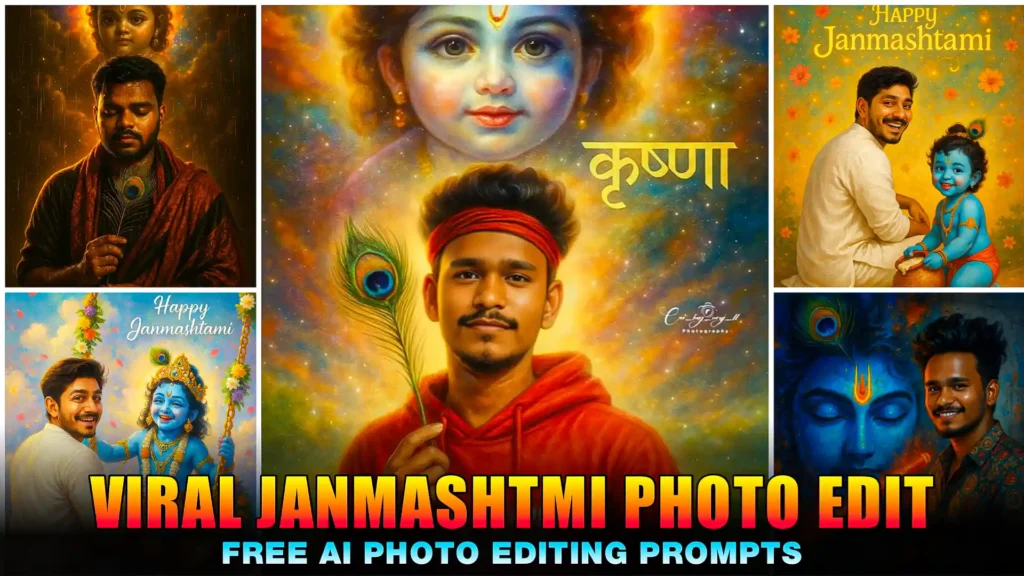 Krishna Janmashtami AI Photo Editing Prompt