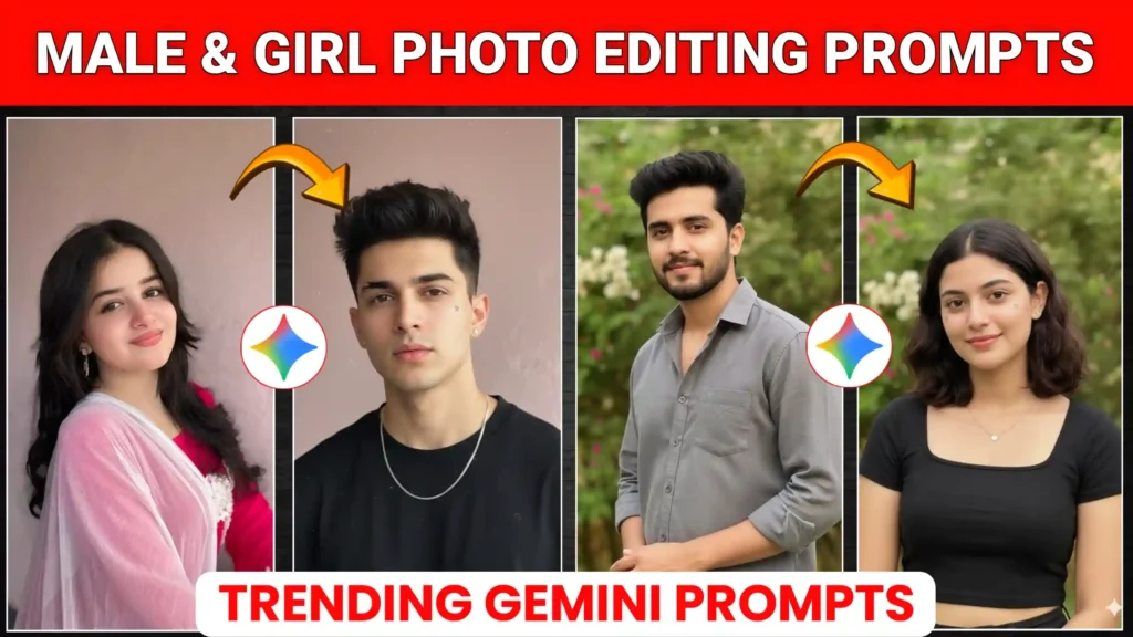 Gemini My Male & Girl Version Ai Photo Prompts