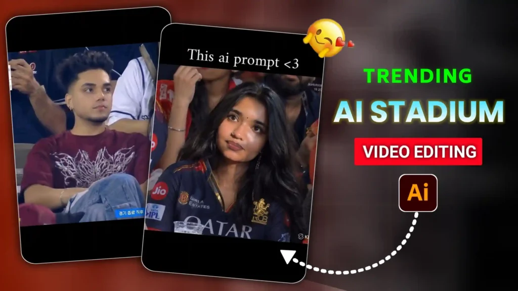 IPL Cricket Stadium AI Video Editing Prompts