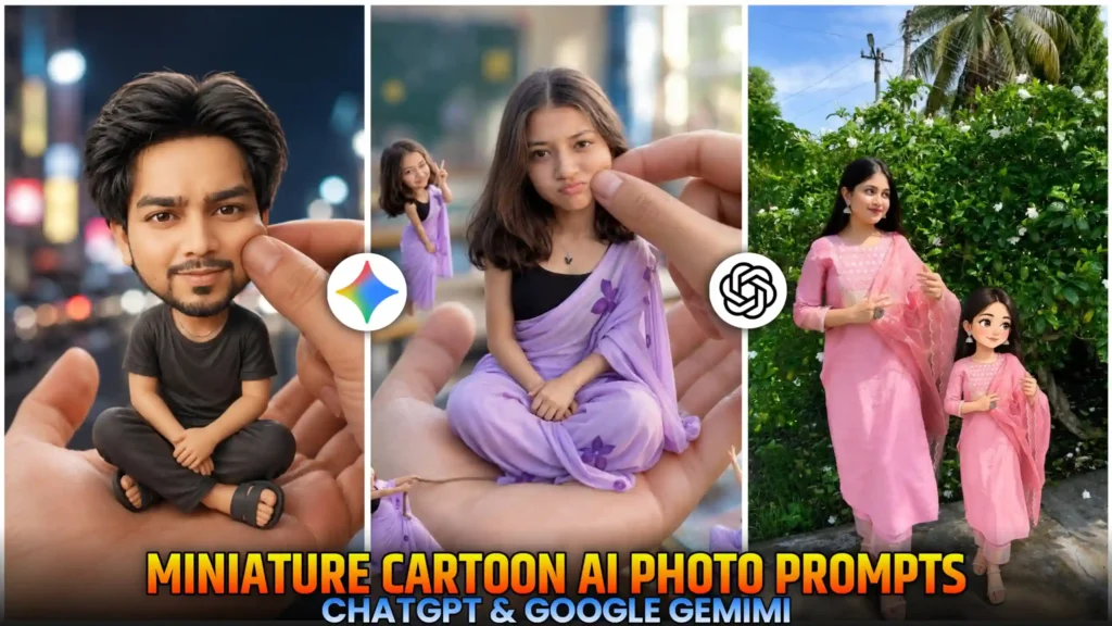 Miniature cartoon Ai Photo Editing Prompts