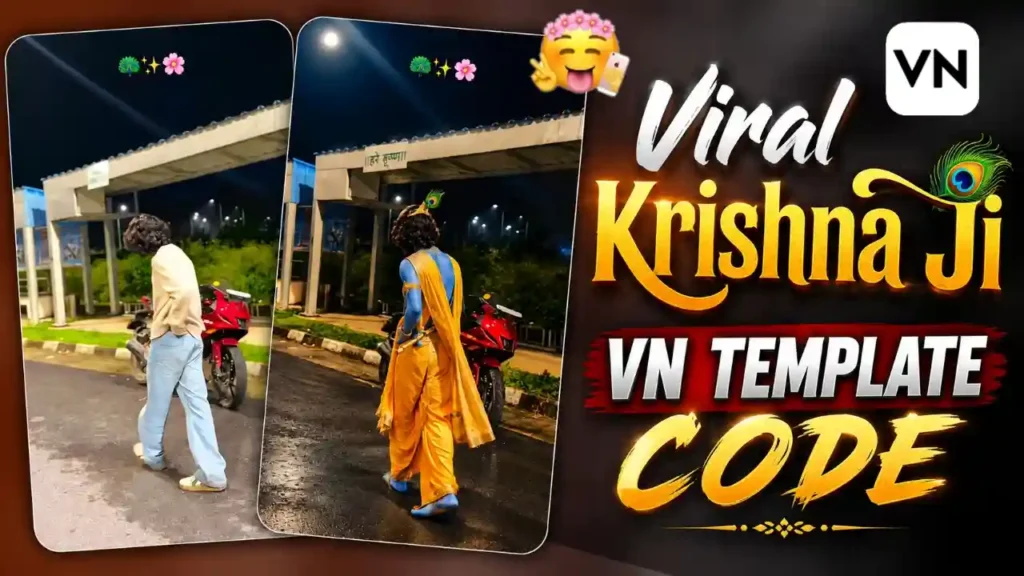Shri Krishna Reels VN Template Code